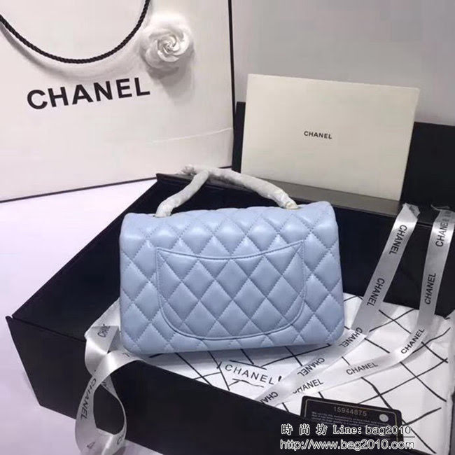 香奈兒CHANEL 升級版A1116進口小羊皮全新經典金銀鏈條肩背斜挎包 DSC1166